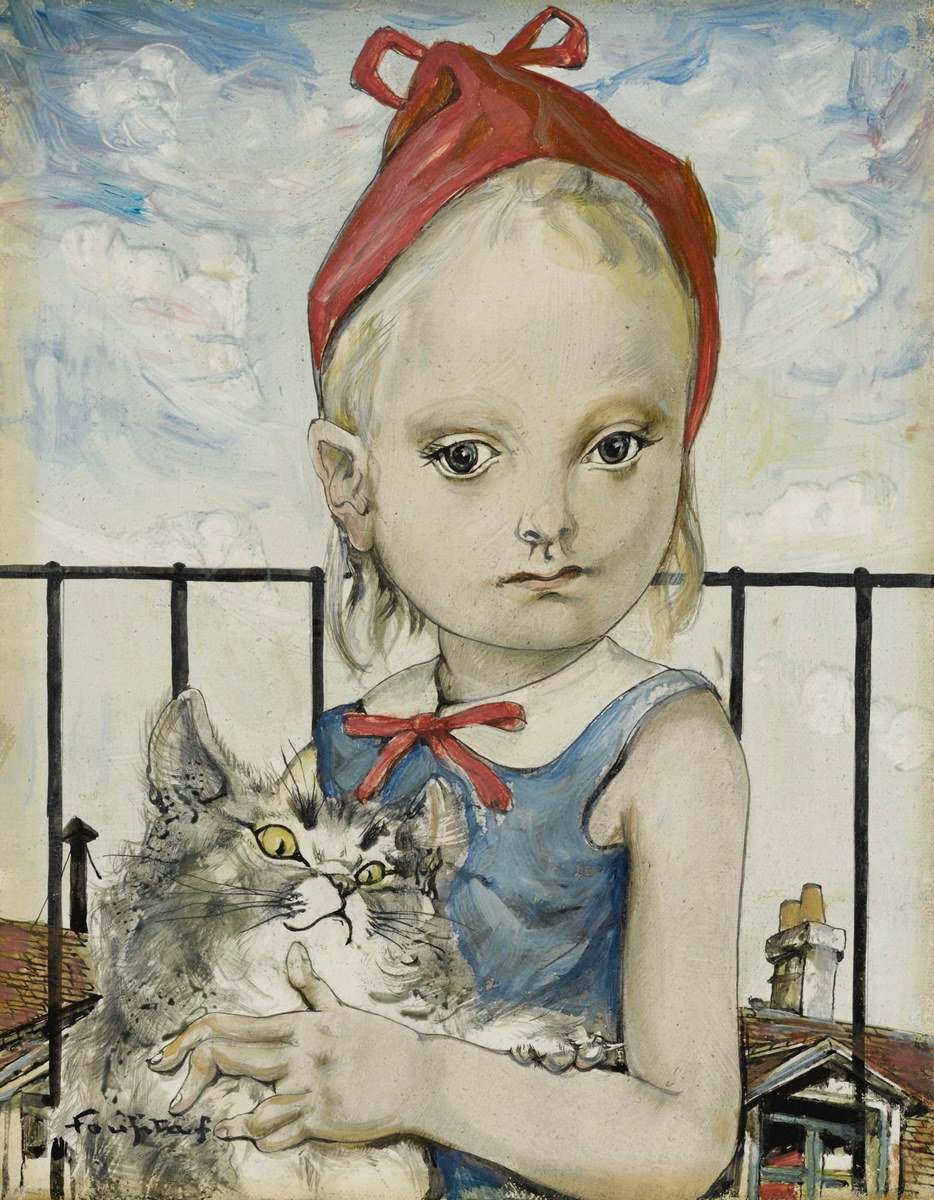 Child (8) - Fillette au chat