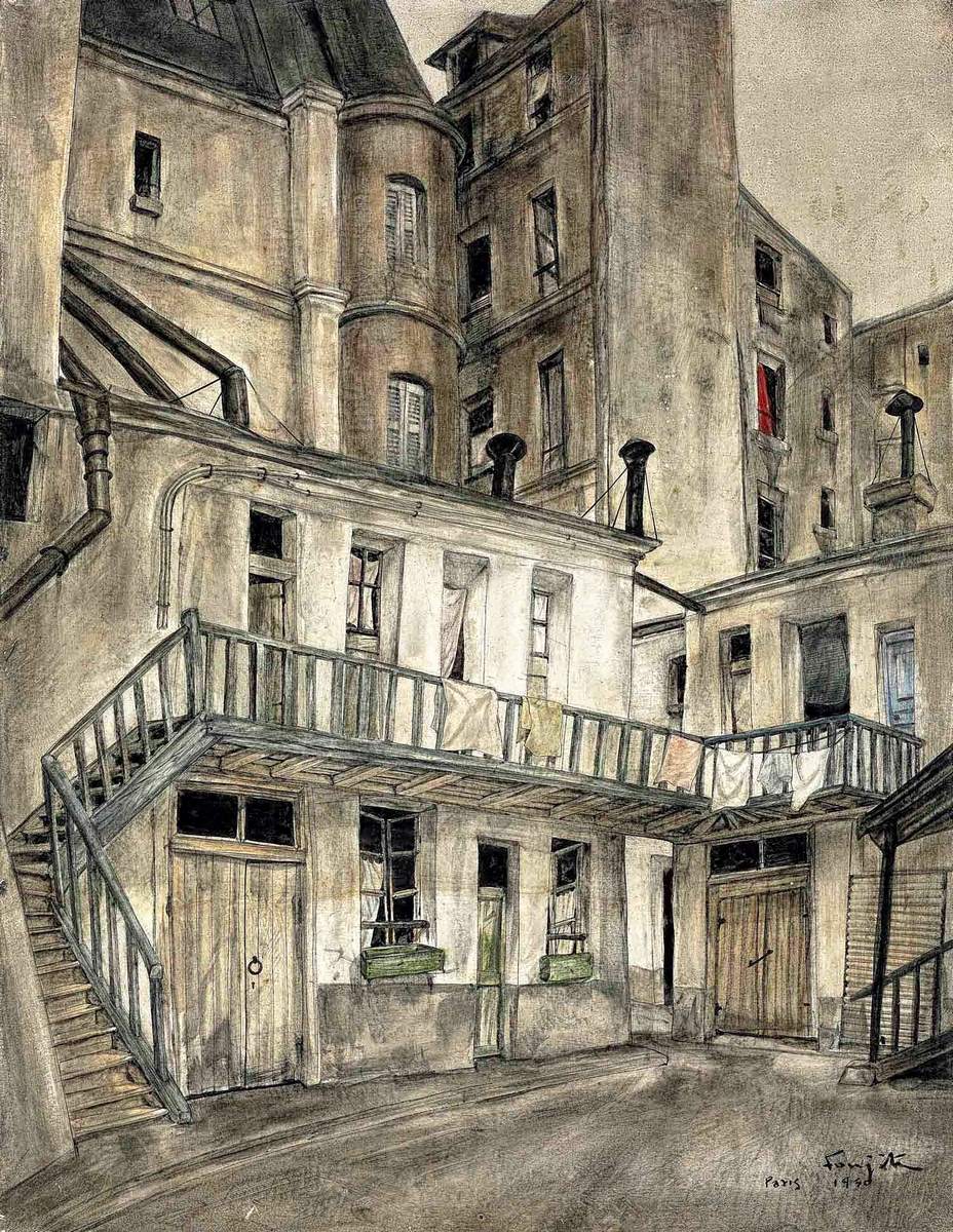 Paris, Cour intérieure, Paris