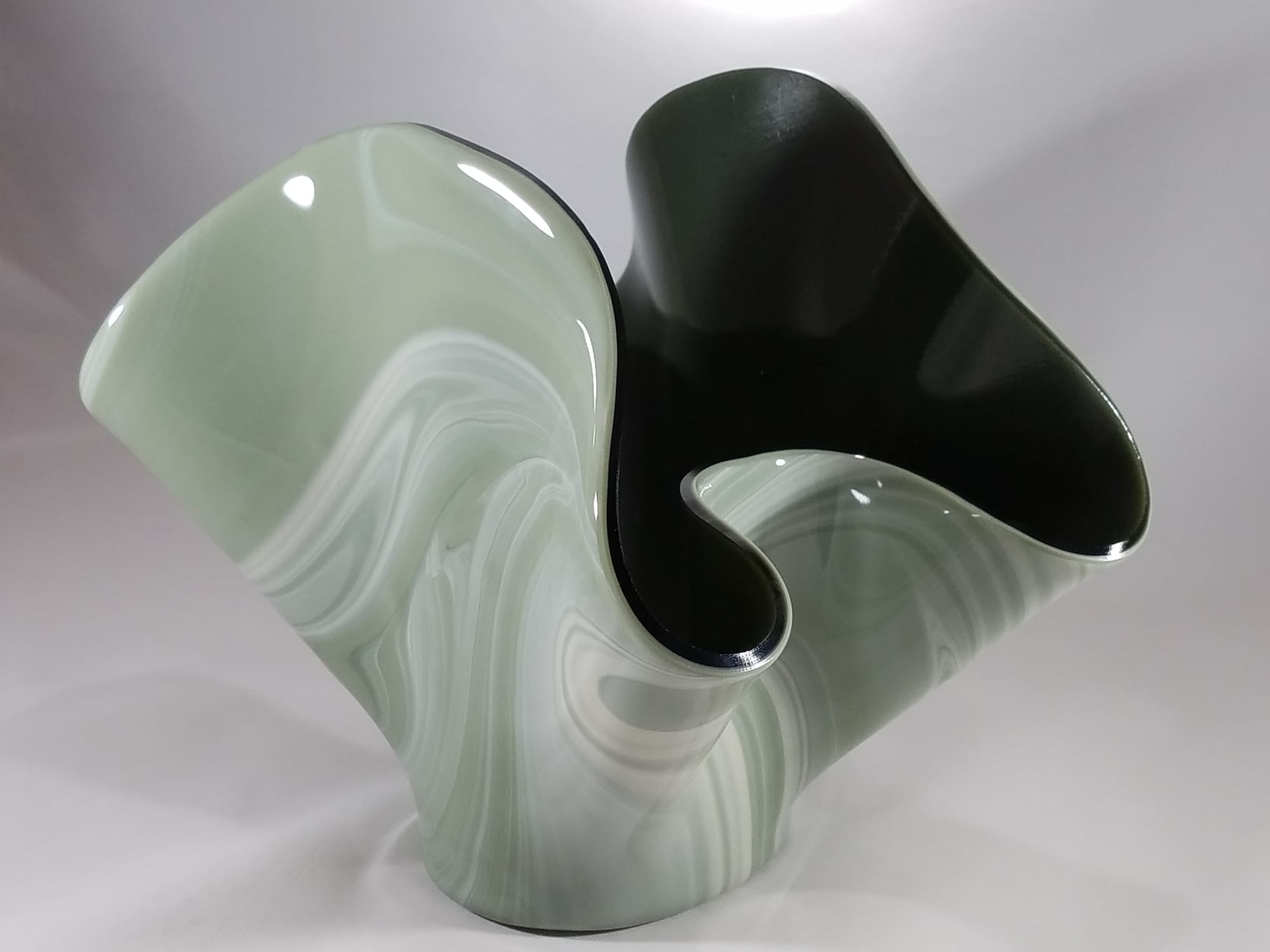 Celadon Green Drape Vessel