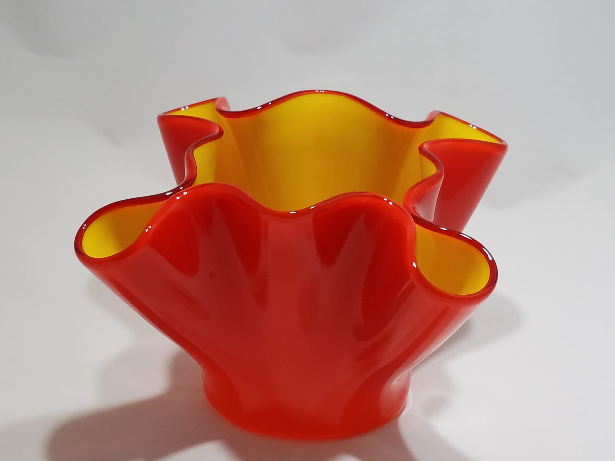 Orange Drape Vessel