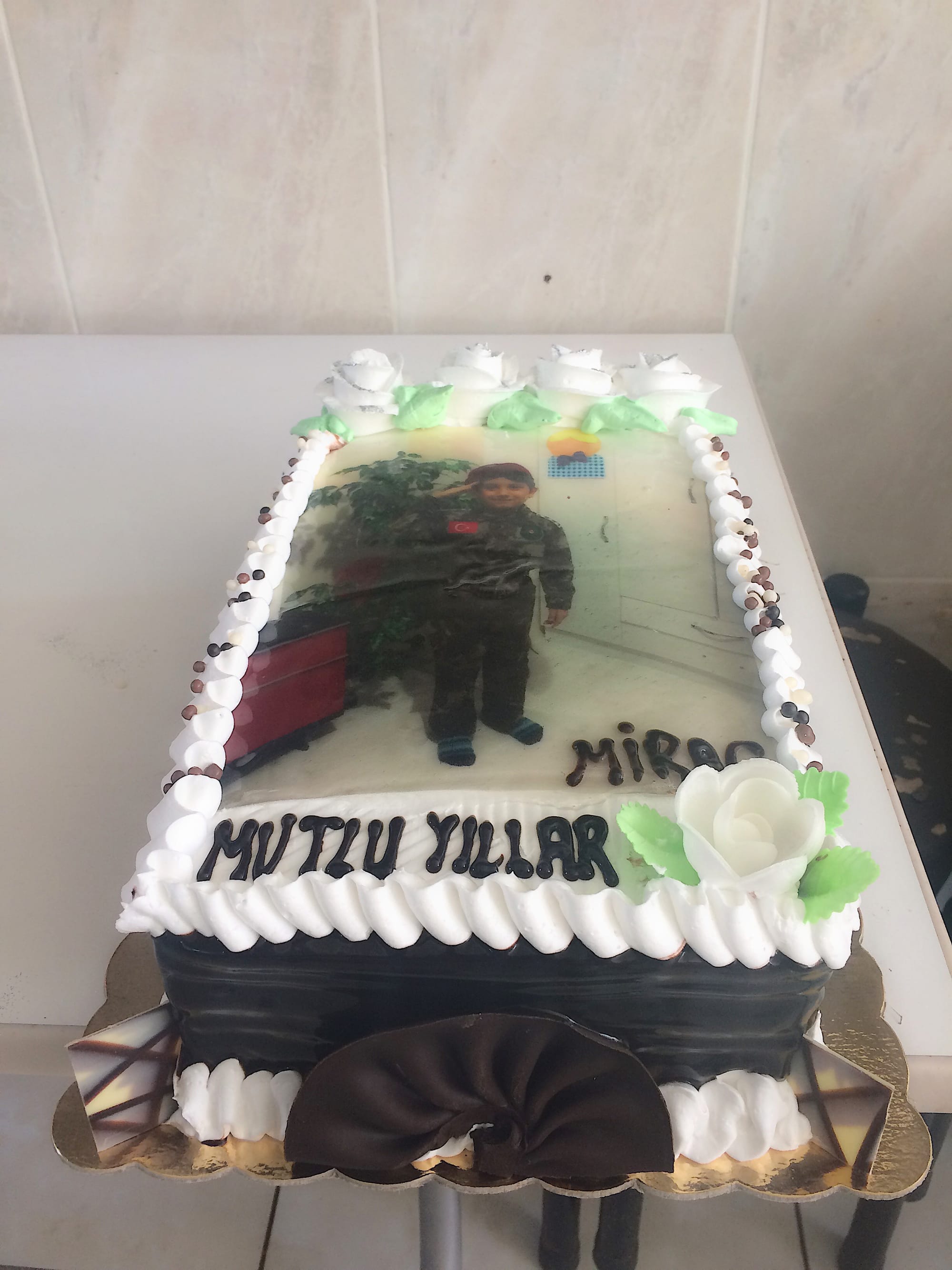 Resimli Yaş Pasta
