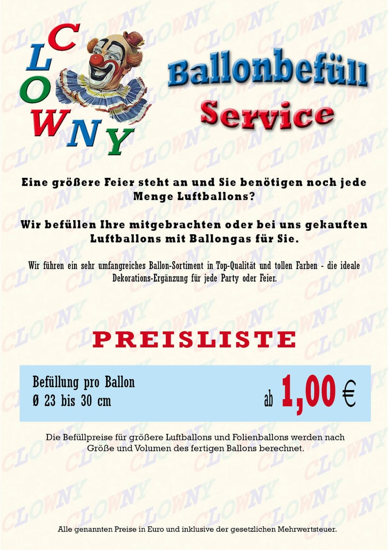 Ballonbefüllservice