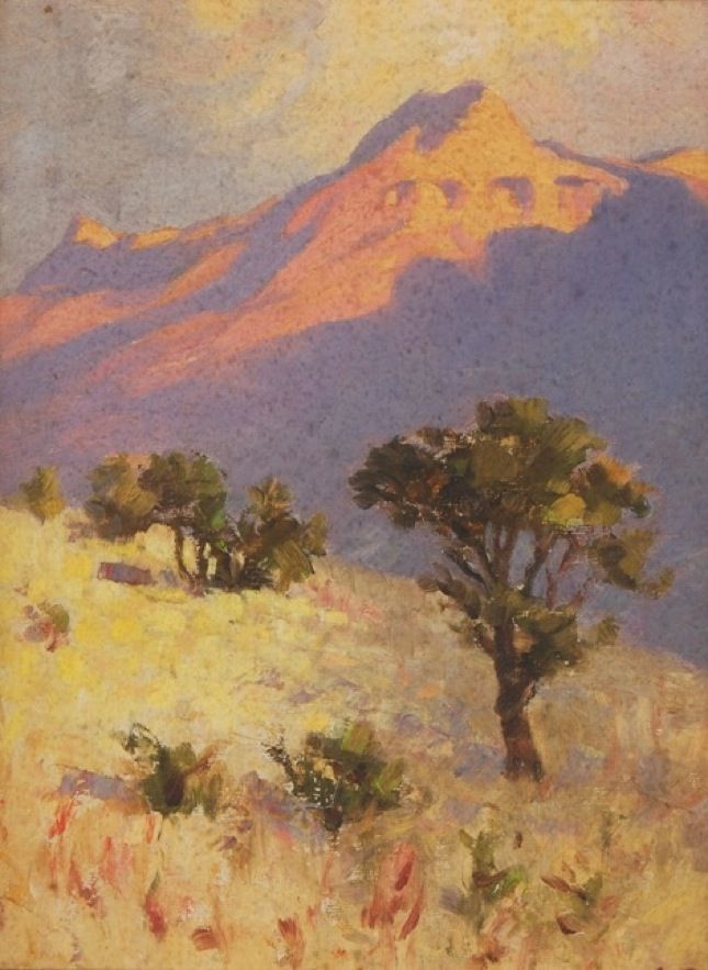 Msinga mountain through an eye of an artist