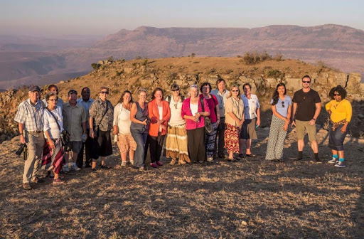 Tourists at Msinga Top