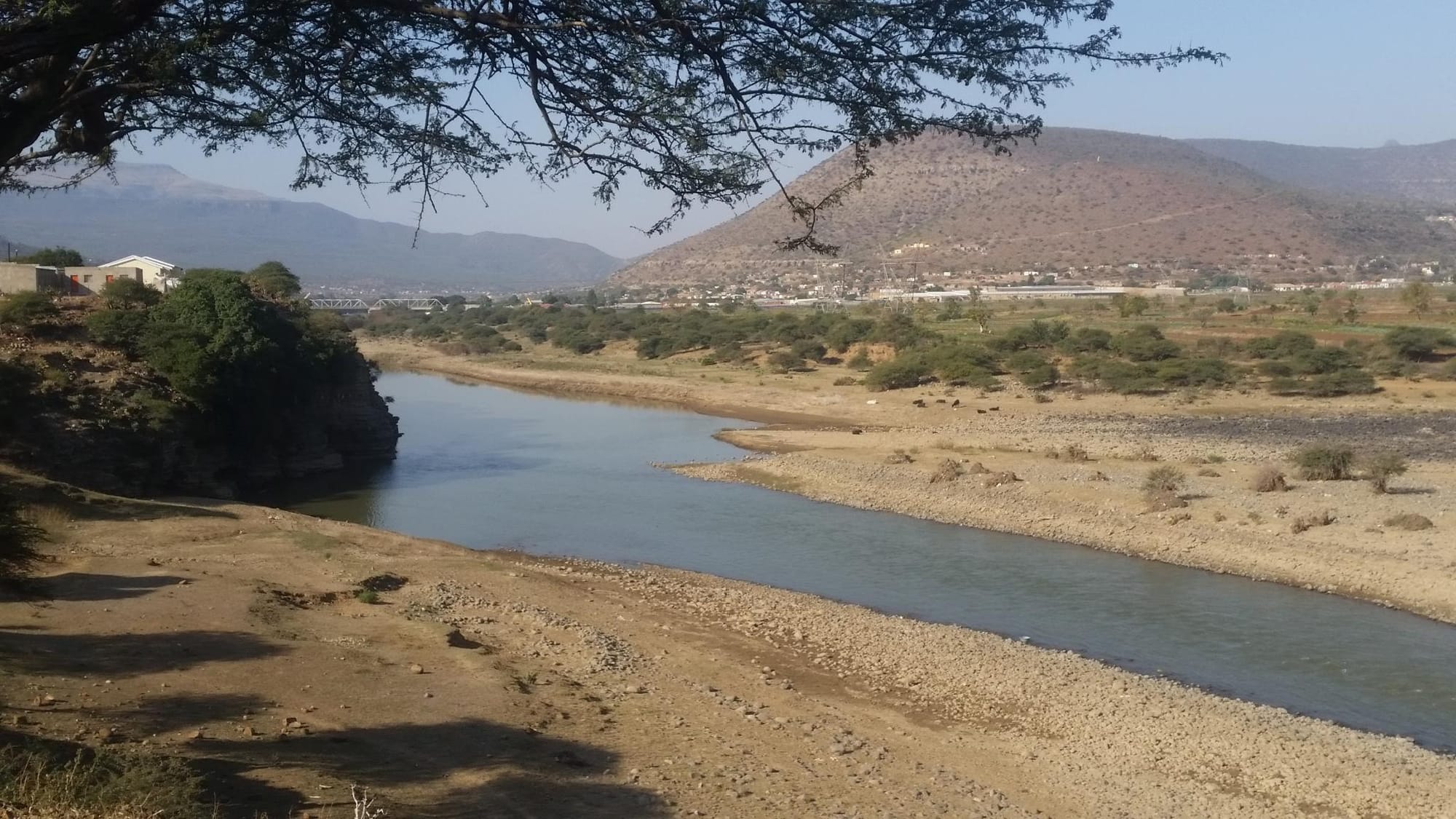 Tugela River - Bordering BaThenjini and Mabaso near Msinga High