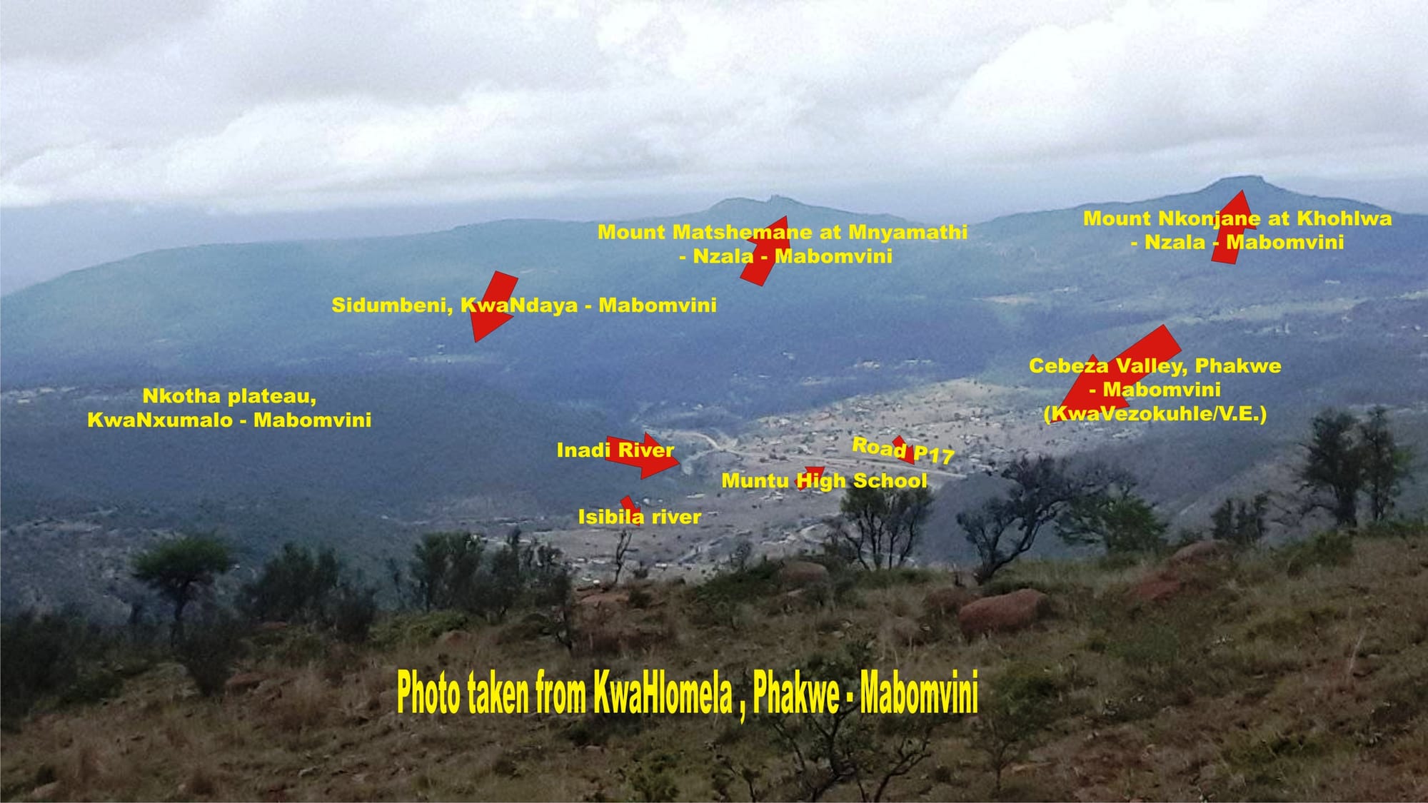 Siyaziqhenya ngokuzalelwa la...clean air, unbridled nature...beautiful hills...graced by every kind of a beatiful singing bird you can imagine in Africa...a prophet was born here...