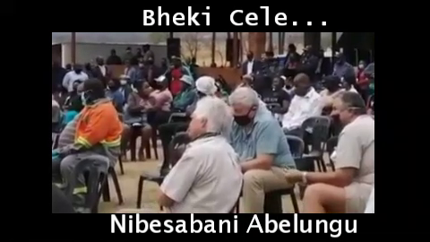 "Bheki Cele nibesabani abelungu"