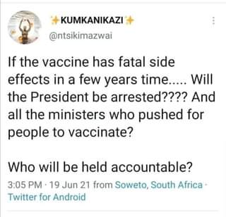 Don't be a special kind of stupid: Strictly for those who still trust vaccines rolled out by white western racists