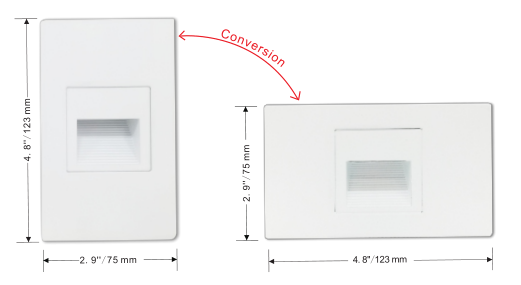 Width and Length can be switched