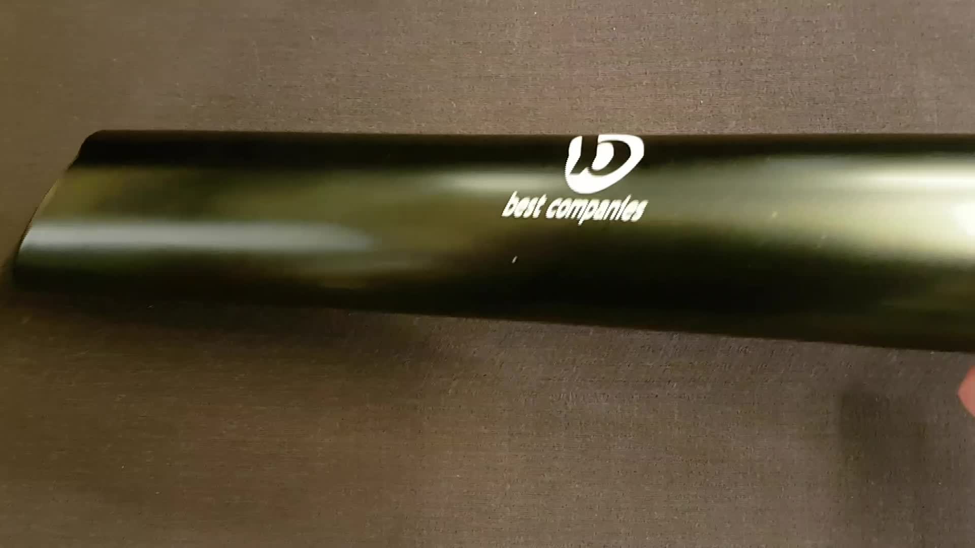 Short clip of a relay baton with logo