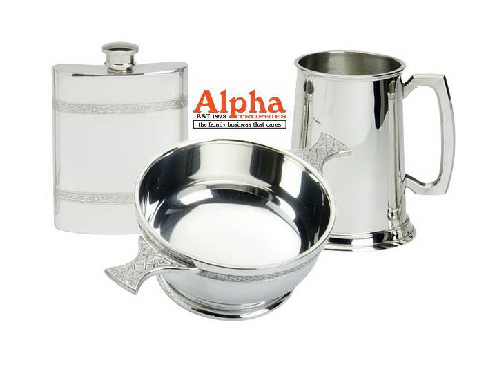 Pewter Tankards, Hip-Flasks, and Quaich: Care and Uses