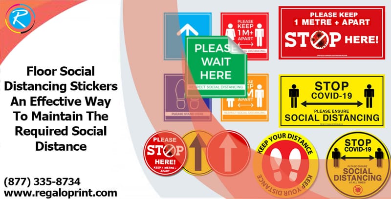 Floor Social Distancing Stickers An Effective Way To Maintain The Required Social Distance