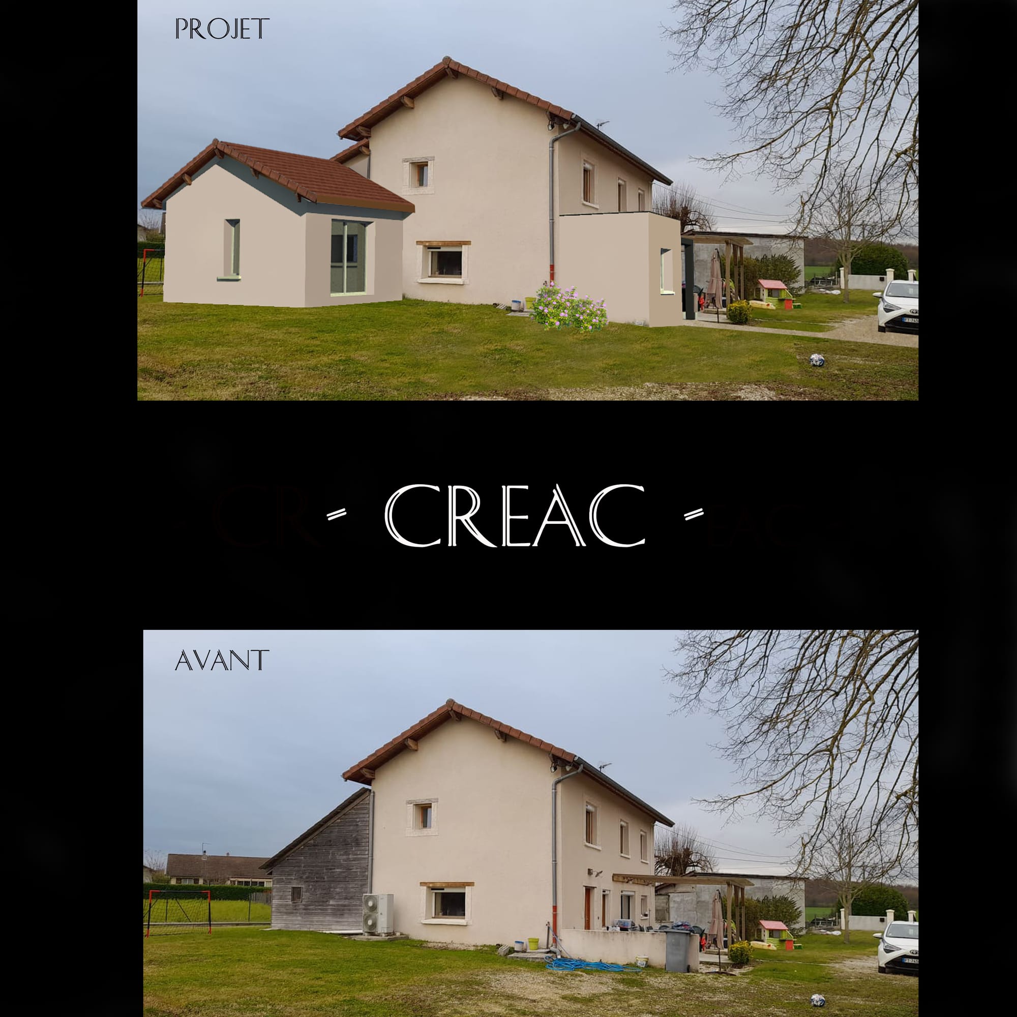 Extension et rénovation d'une Batisse à Trept