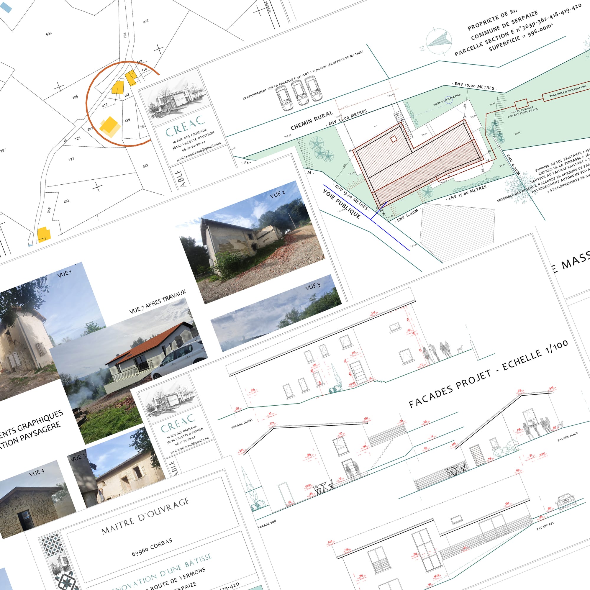 Rénovation et réhabilitation d'une Batisse à Serpaize