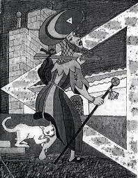 The Fool Tarot Card designed by Pierre Plantard