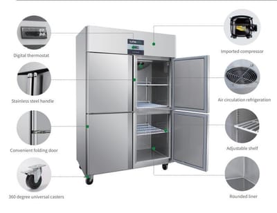 What is an upright chiller or freezer? image