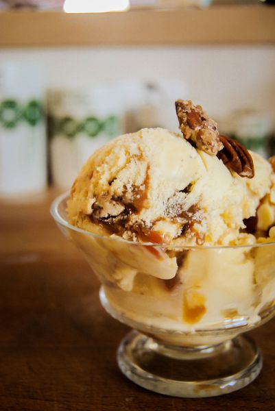 Bourbon & Amaretto Vanilleeis aus San Marino