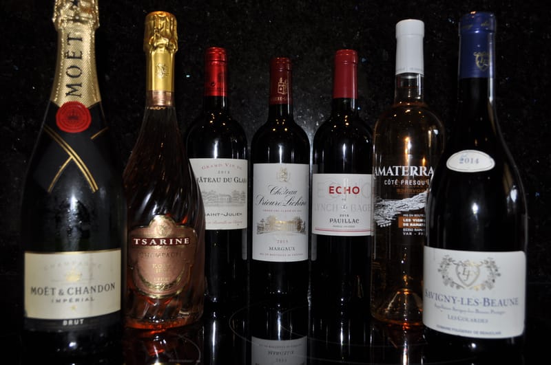 Einige schöne Flaschen nach Geschmack ...