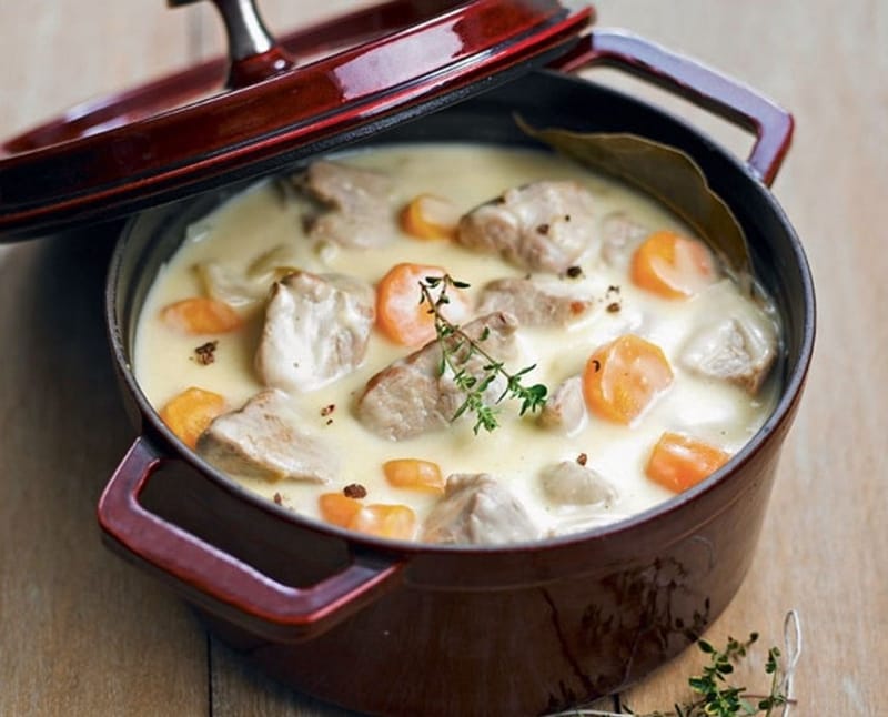 Altmodisches Kalbs-Blanquette-Rezept