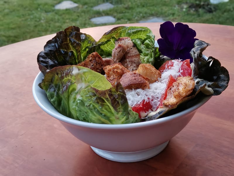 der echte Caesar "Cardini" Salat