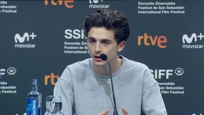 Pregunta Timothée Chalamet en la rueda de prensa de Beautiful Boy SSIFF