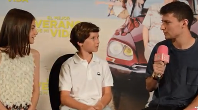 Alejandro Serrano y Stephanie Gil, los peques de "El Mejor Verano de Mi Vida"