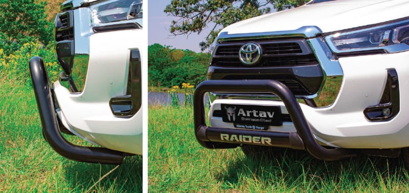 Toyota Hilux Nudge Bar Stainless