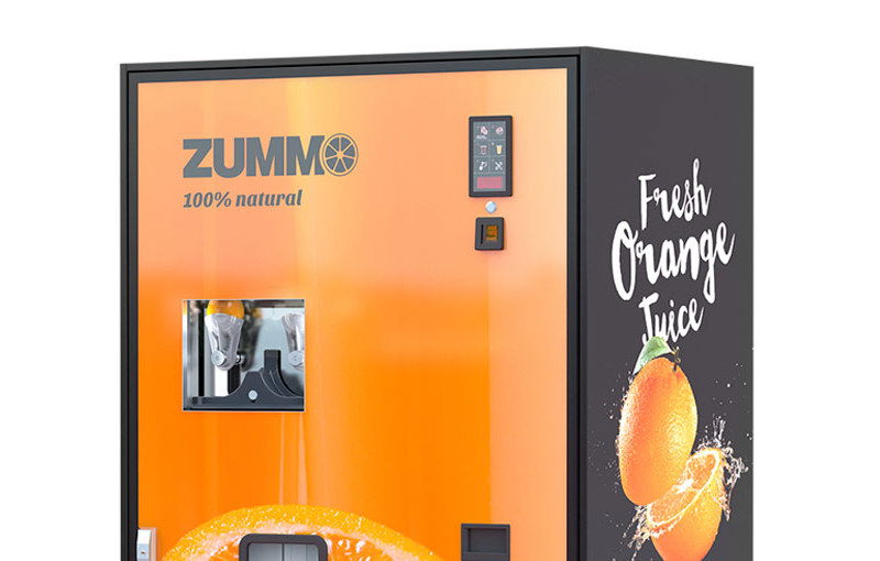 Orange Vending Machine