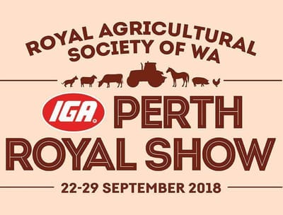 Royal Perth Show 22 to 29 sep 2018