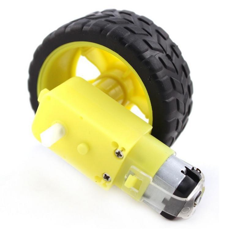DC motor with gears and wheels product thumbnail 2