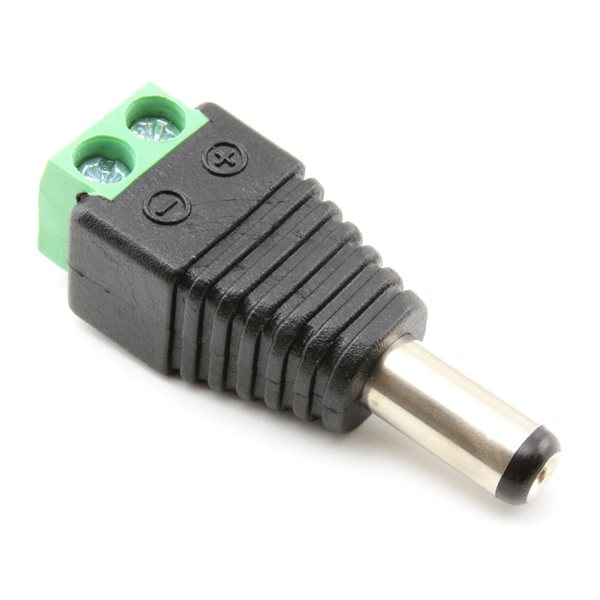 MALE DC POWER ADAPTER - 2.1MM PLUG TO SCREW TERMINAL product thumbnail 2