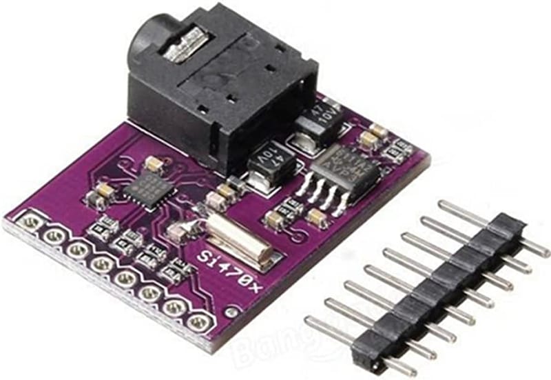 TZT Si4703 RDS FM Radio Tuner Evaluation Breakout Module For Arduino AVR PIC ARM Radio Data Service Filtering Carrier Module product thumbnail 4