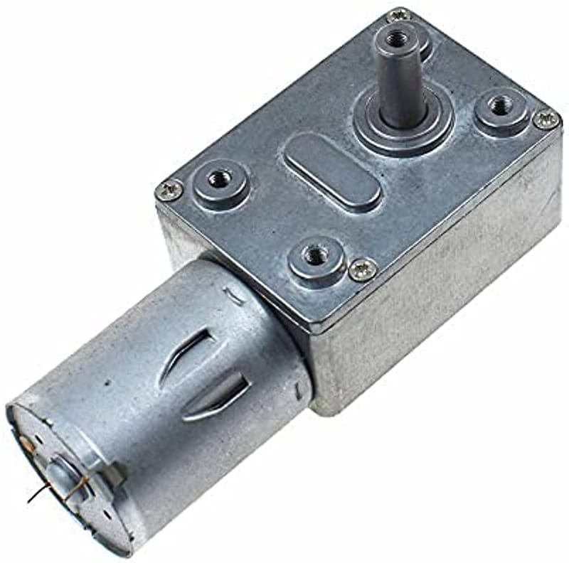 DC 12vGEAR REDUCTION MOTOR WORM REVERSIBLE HIGH TORQUE 2-90RPM JGY-370 product thumbnail 4