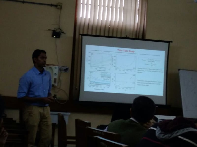 Debasish Das Mahnta has successfully completed his pre-thesis talk.