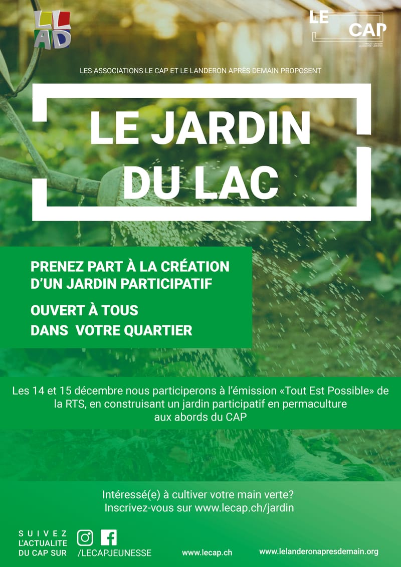 CAP - Création d'un jardin participatif  13, 14 et 15 décembre 2021