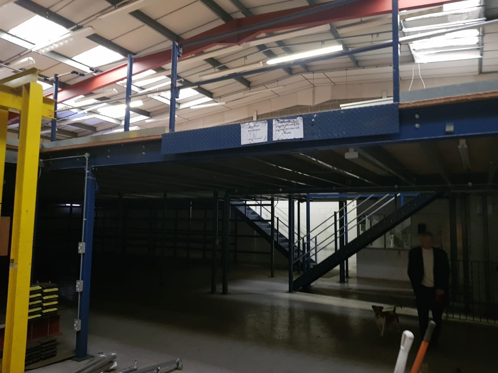 Mezzanine floor removal for our client in Park Royal