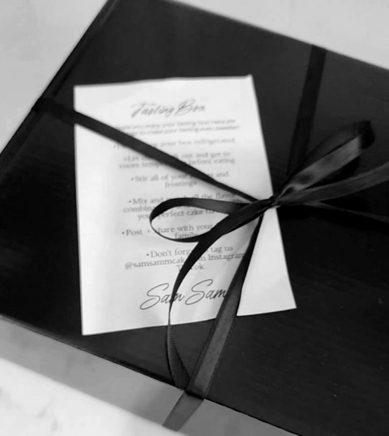 Wedding Cake Tasting Boxes