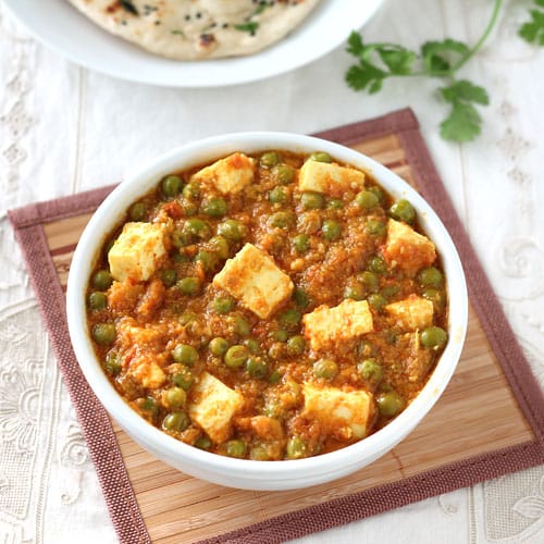Paneer Curry & Steamed Rice