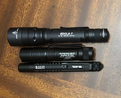​EDC FLASHLIGHTS FOR SECURITY AND SELF-DEFENSE​​​