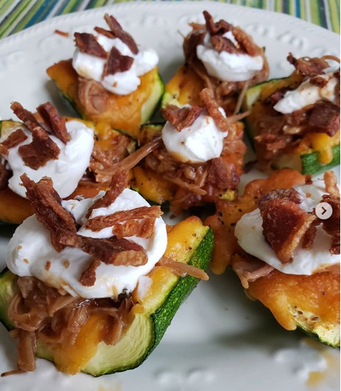 Zucchini Boats! (Faux Potato Skins)