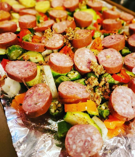 Sausage Veggie Bake!