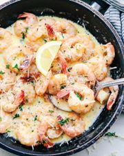 Italian Creamy Shrimp Bowl