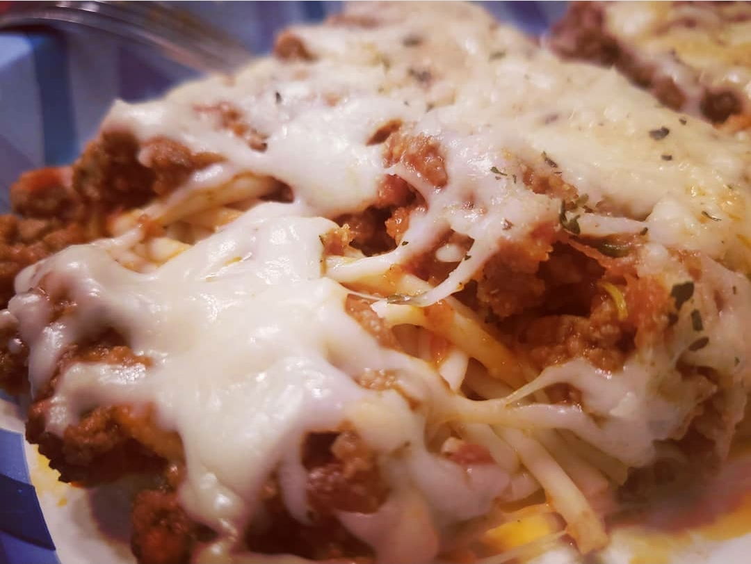 Keto Baked Spaghetti