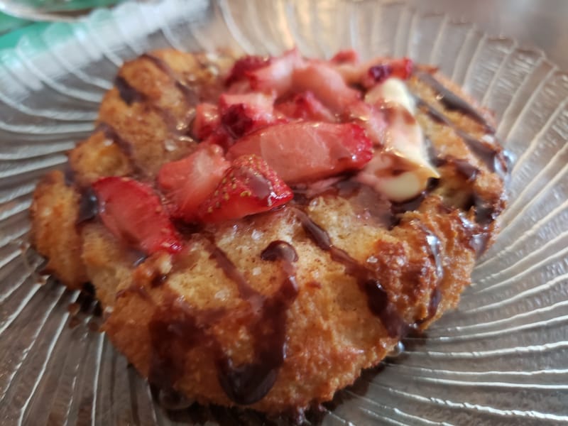 Keto Cream Cheese Strawberry Danish