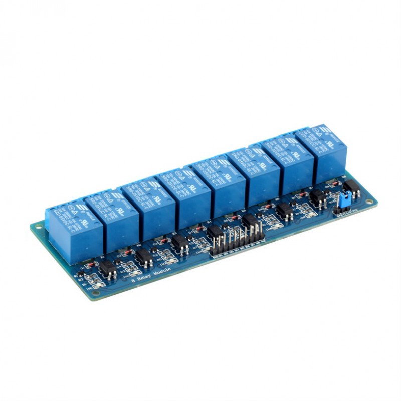 5V 8 Channel Relay Module with Optocoupler Low Lever Trigger - DIGIK...