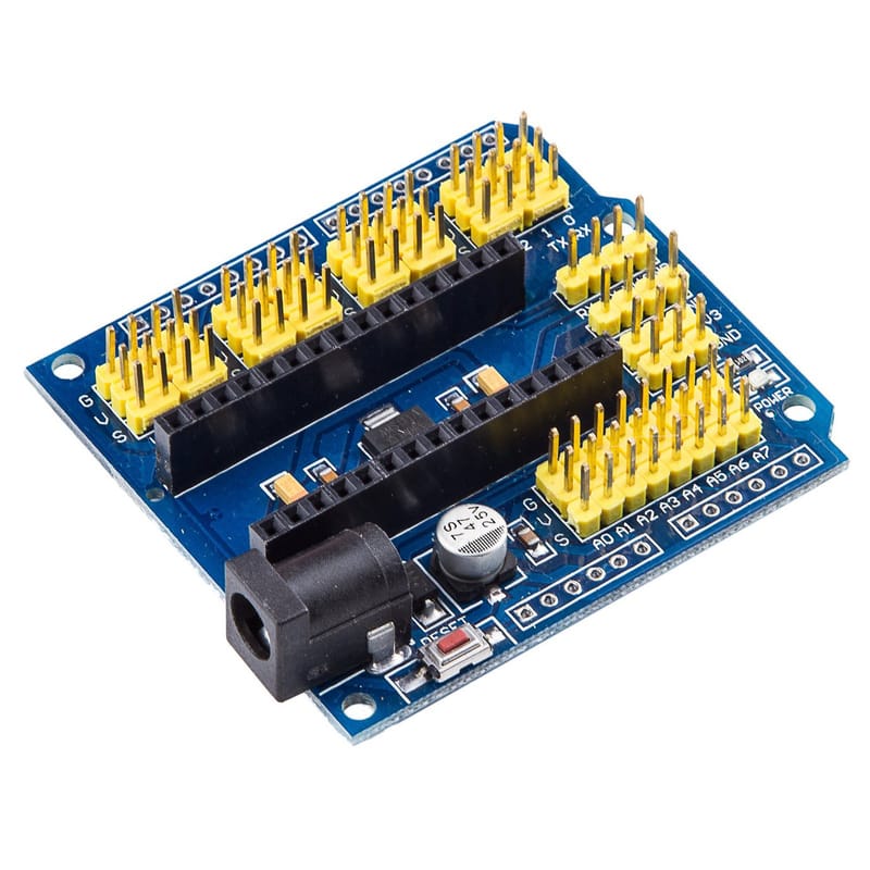 Arduino Nano V3.0 Prototype Shield I/O Extension Blue - DIGIKOM Elec...