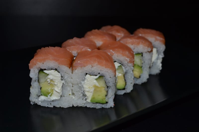 167. Smoked salmon roll