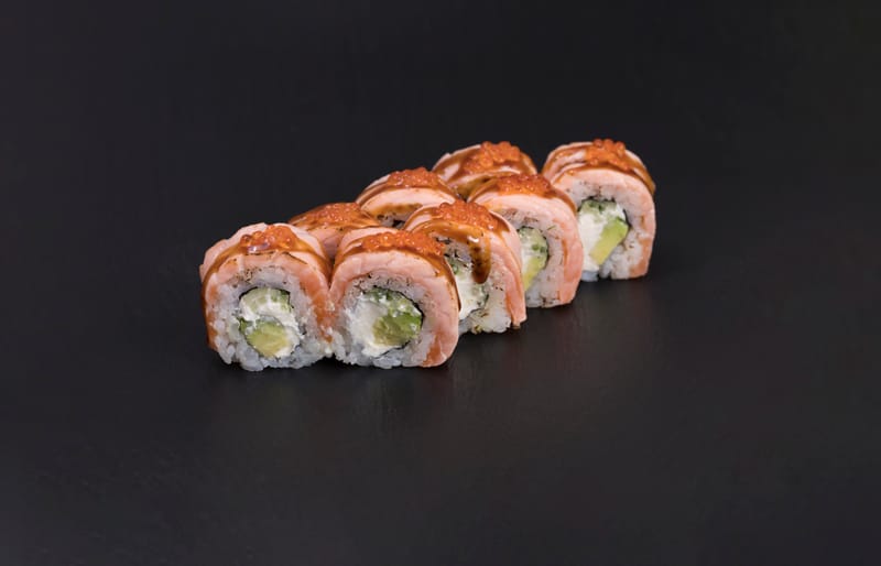 183. Salmon smoke roll