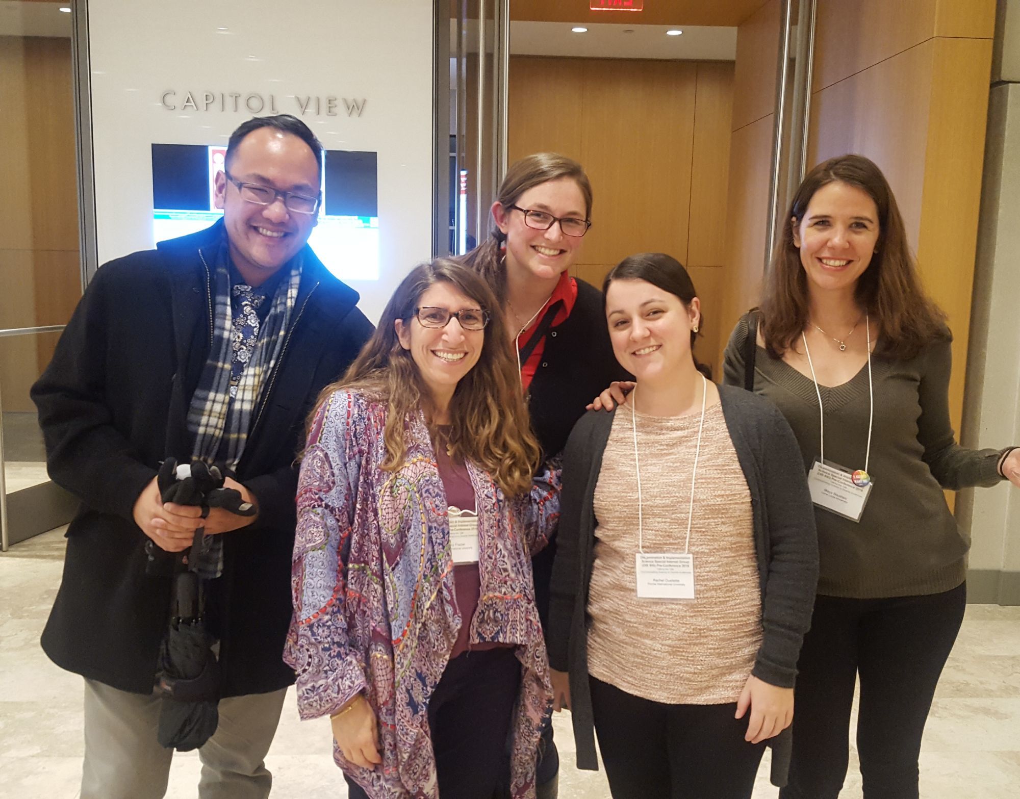 Maya Boustani catches up with her FIU family at ABCT conference 2018