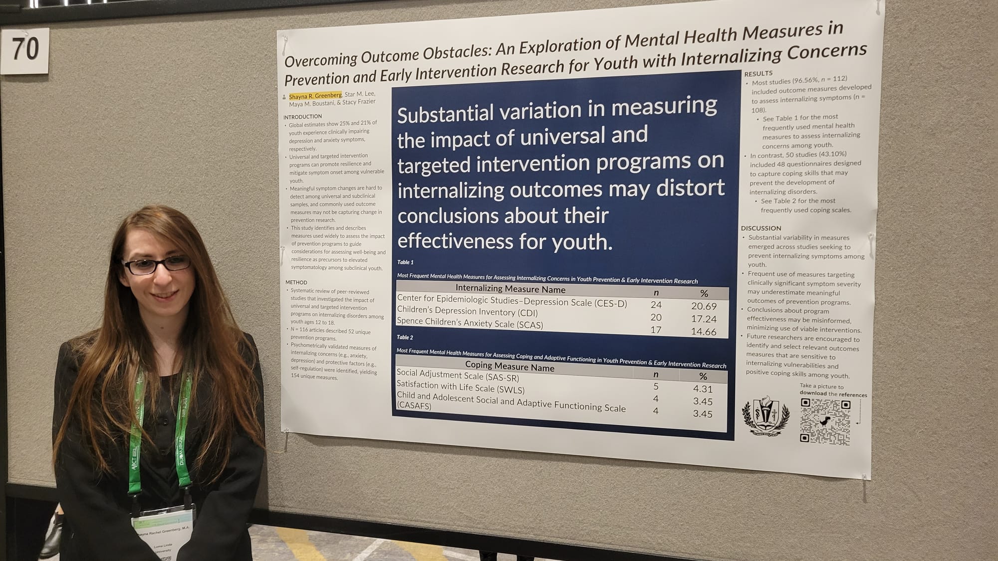 Shayna Greenberg at ABCT 2023